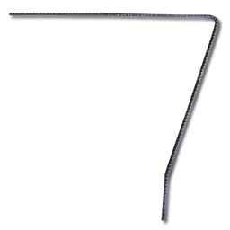 [135.250] Agrafe en L SPÉCIALE non zinguée 25x20/5 cm, 100 pièces