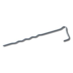 [135.252] Agraffe GEOHIT L-förmig, blank 30x3 cm, 500 Stück